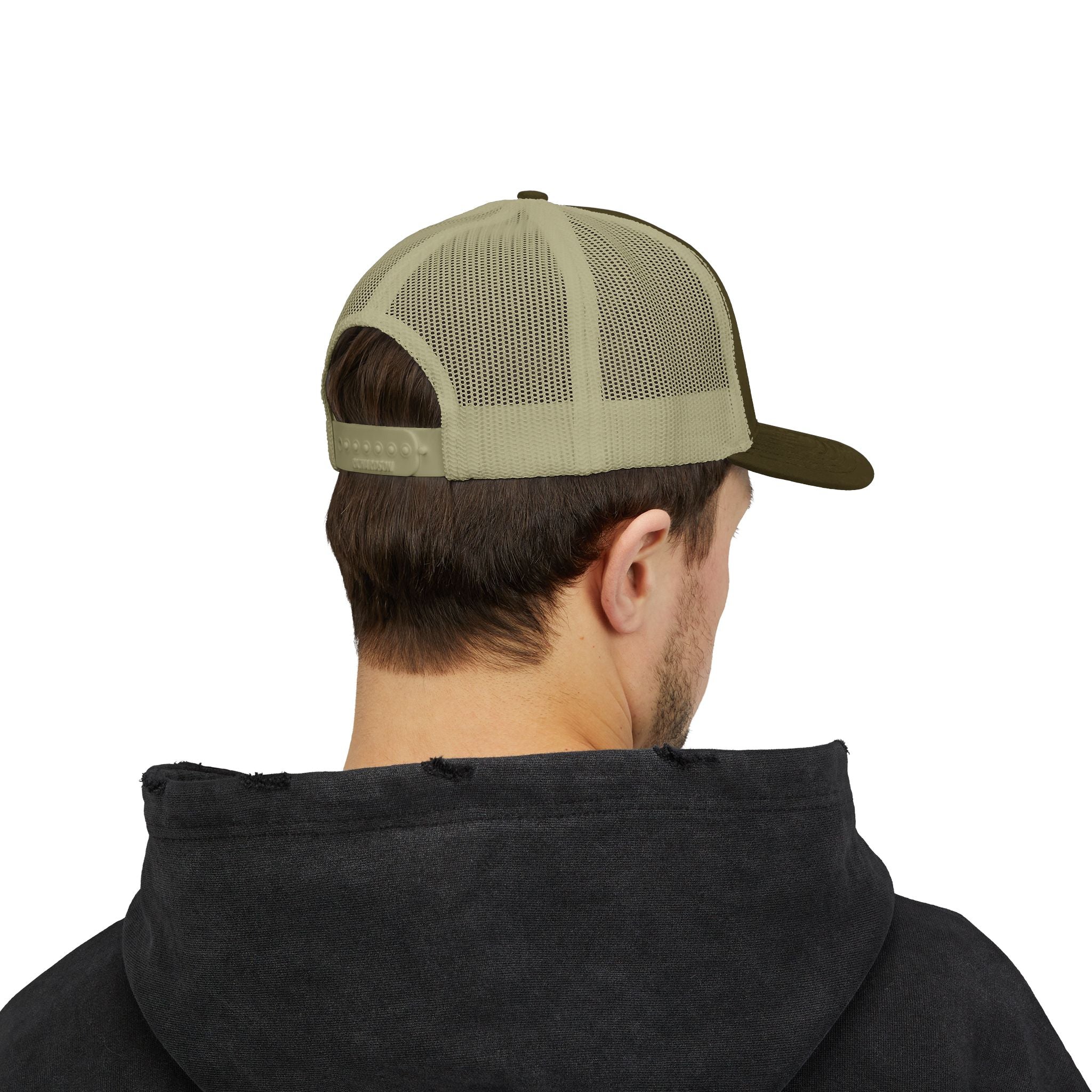 Coastal Island Trucker Cap — Vintage Duck Logo Snapback Hat