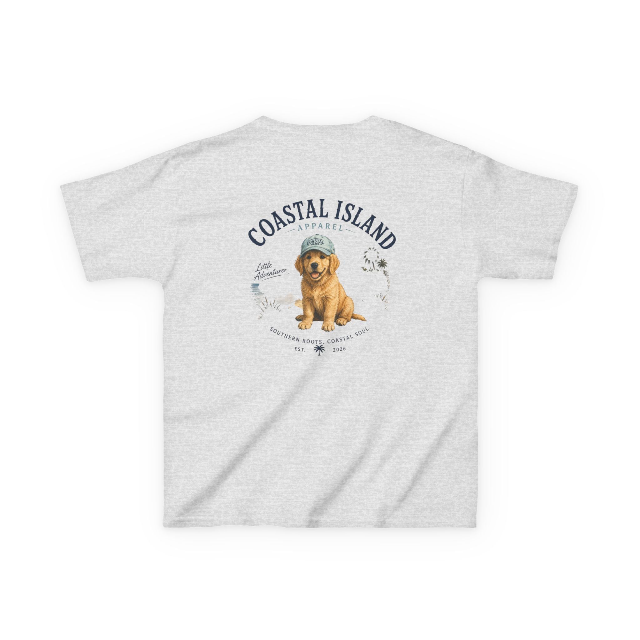 Kids T-Shirt — Coastal Island Puppies Graphic Tee