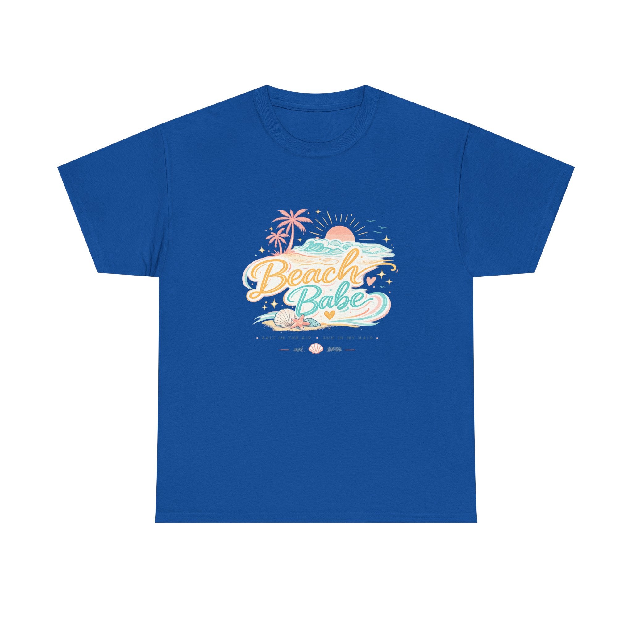 Beach Babe T-Shirt — Pastel Tropical Summer Tee