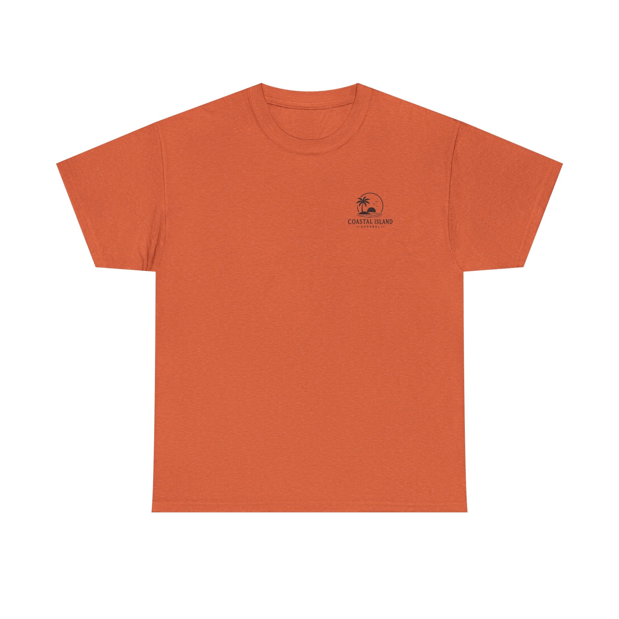 Coastal Island Vintage Car Sunset T-Shirt | Beach Palm Graphic Tee