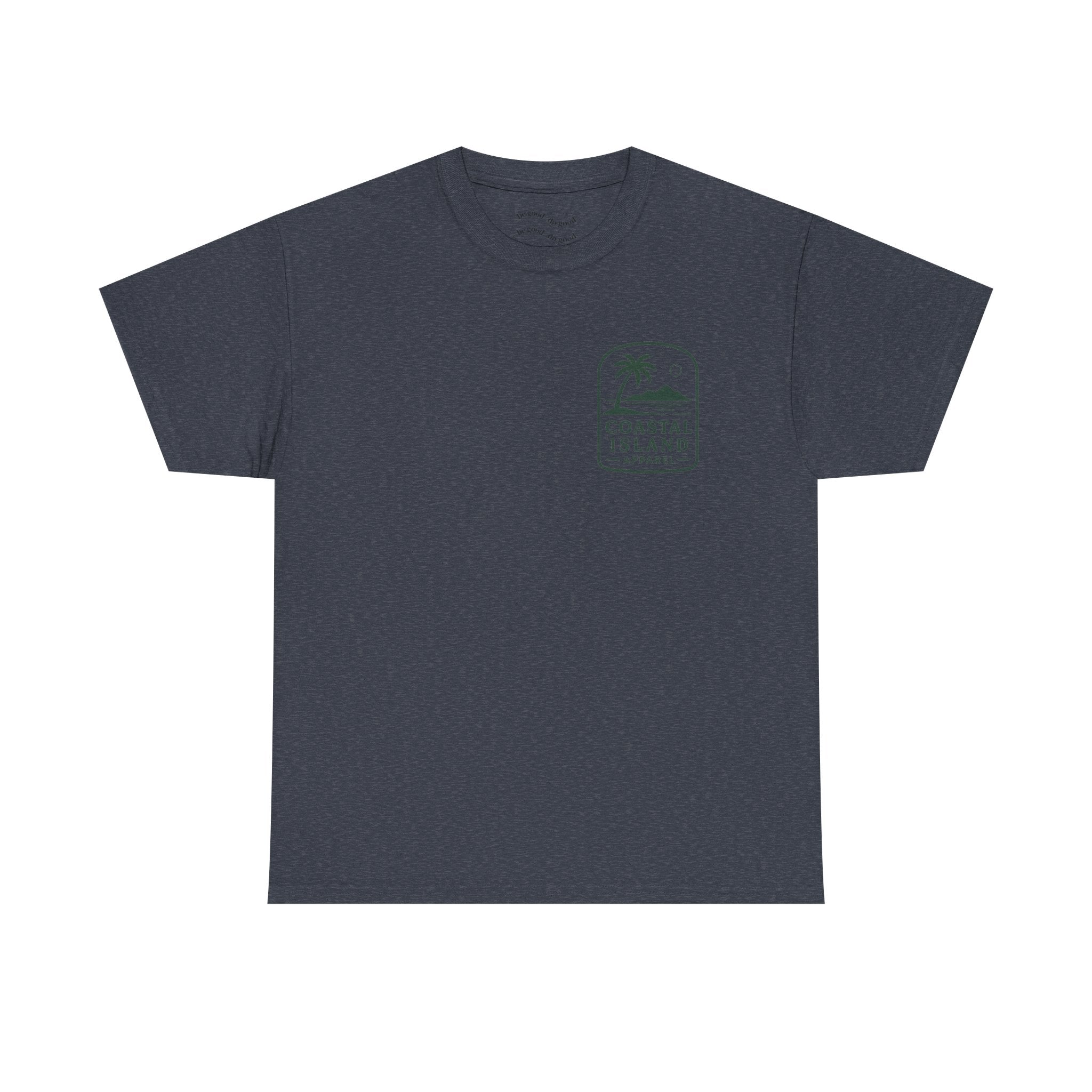 Coastal Island Retriever Logo Tee | Dog Sunset Beach Shirt