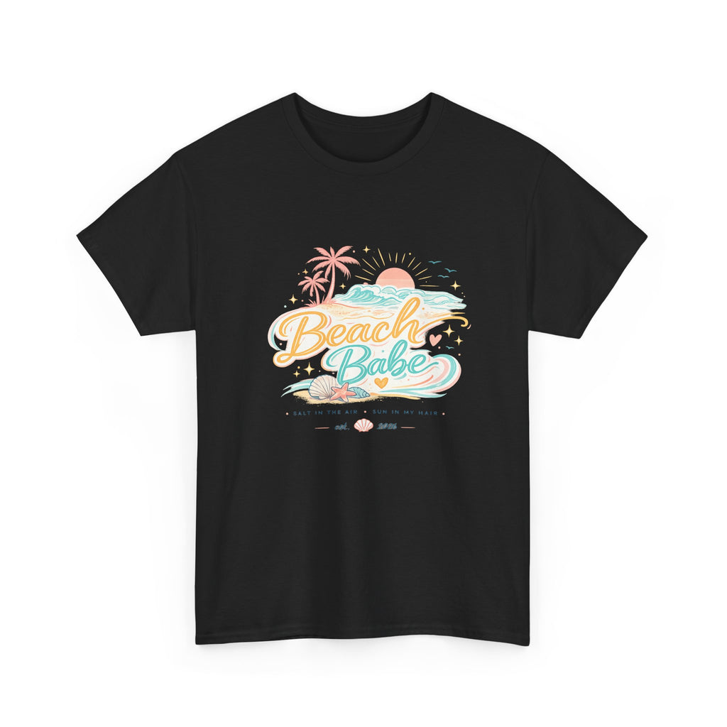 Beach Babe T-Shirt — Pastel Tropical Summer Tee