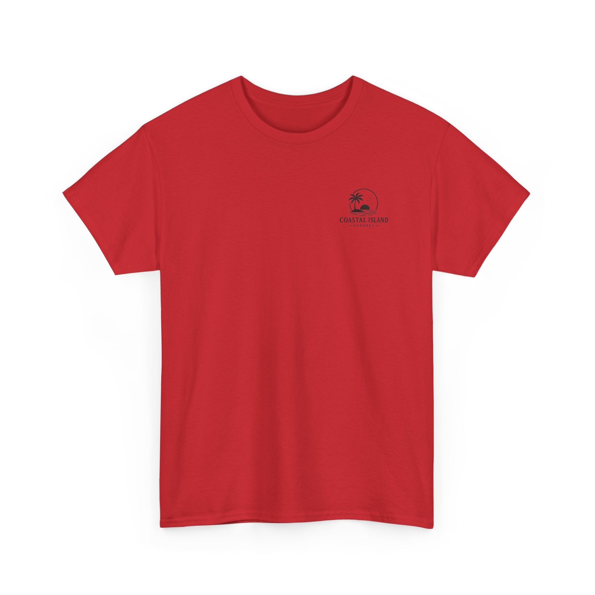 Coastal Island Vintage Car Sunset T-Shirt | Beach Palm Graphic Tee