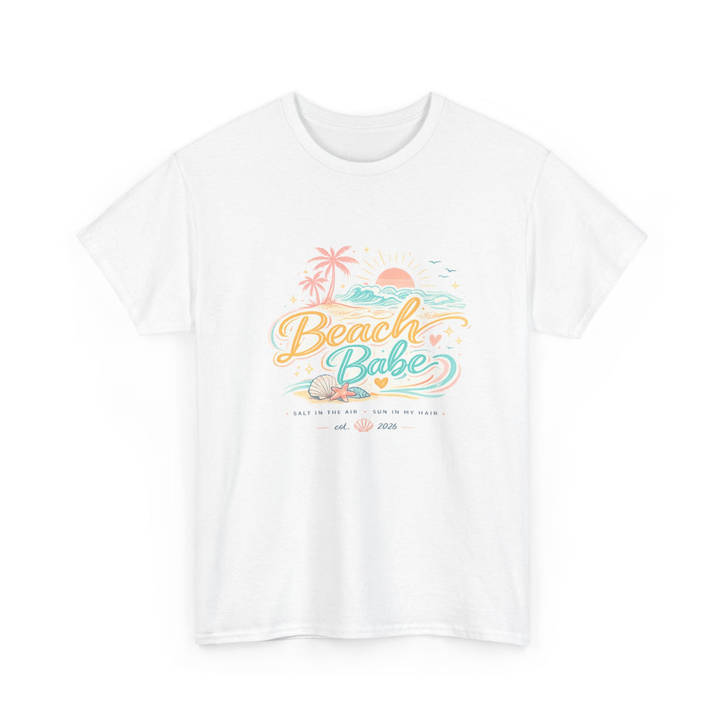 Beach Babe T-Shirt — Pastel Tropical Summer Tee