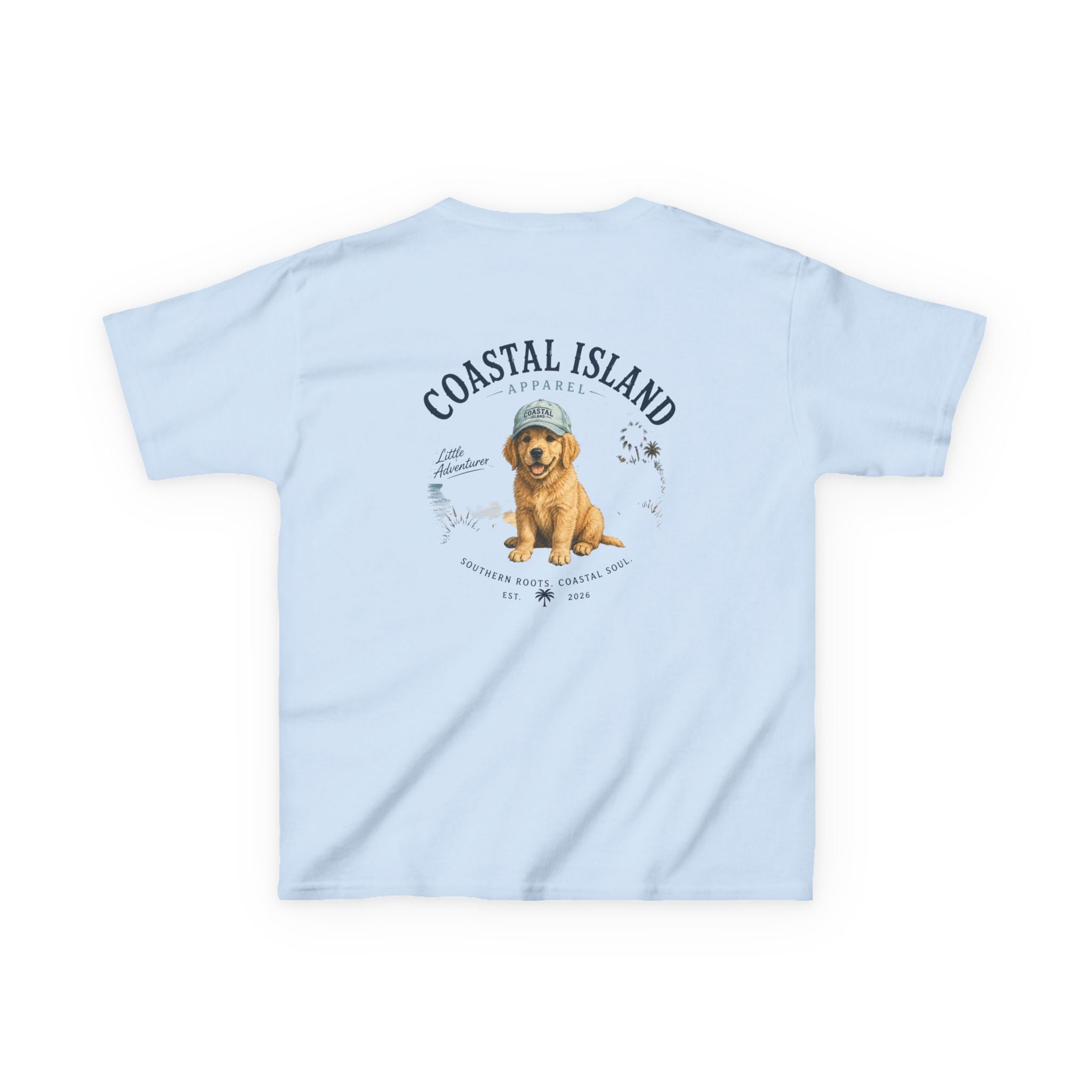 Kids T-Shirt — Coastal Island Puppies Graphic Tee