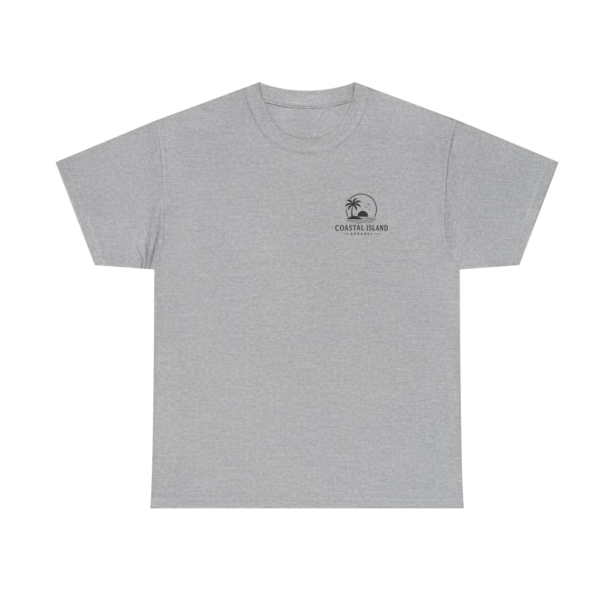 Coastal Vibes Tee — 'Coastal Island' Palm Logo T‑Shirt