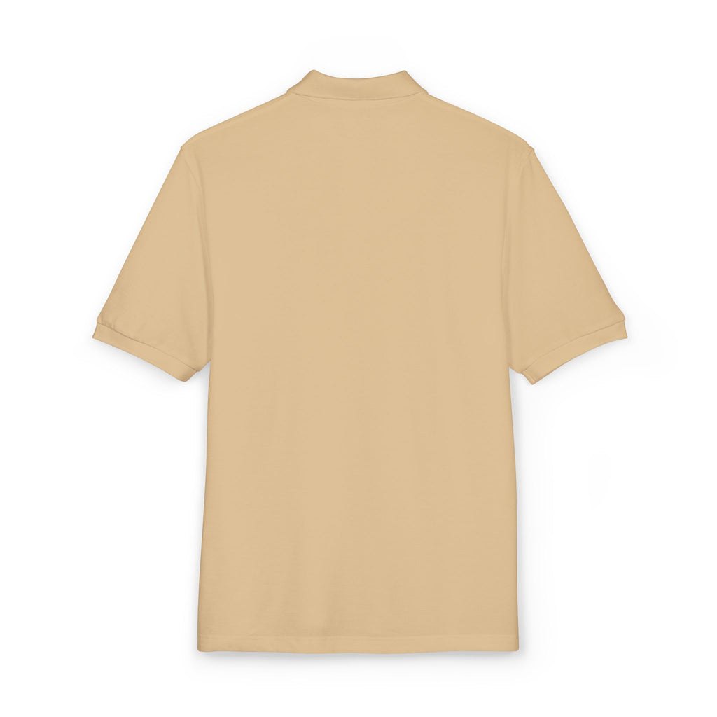 Embroidered Floral Polo Shirt — Subtle Chest Bloom Logo