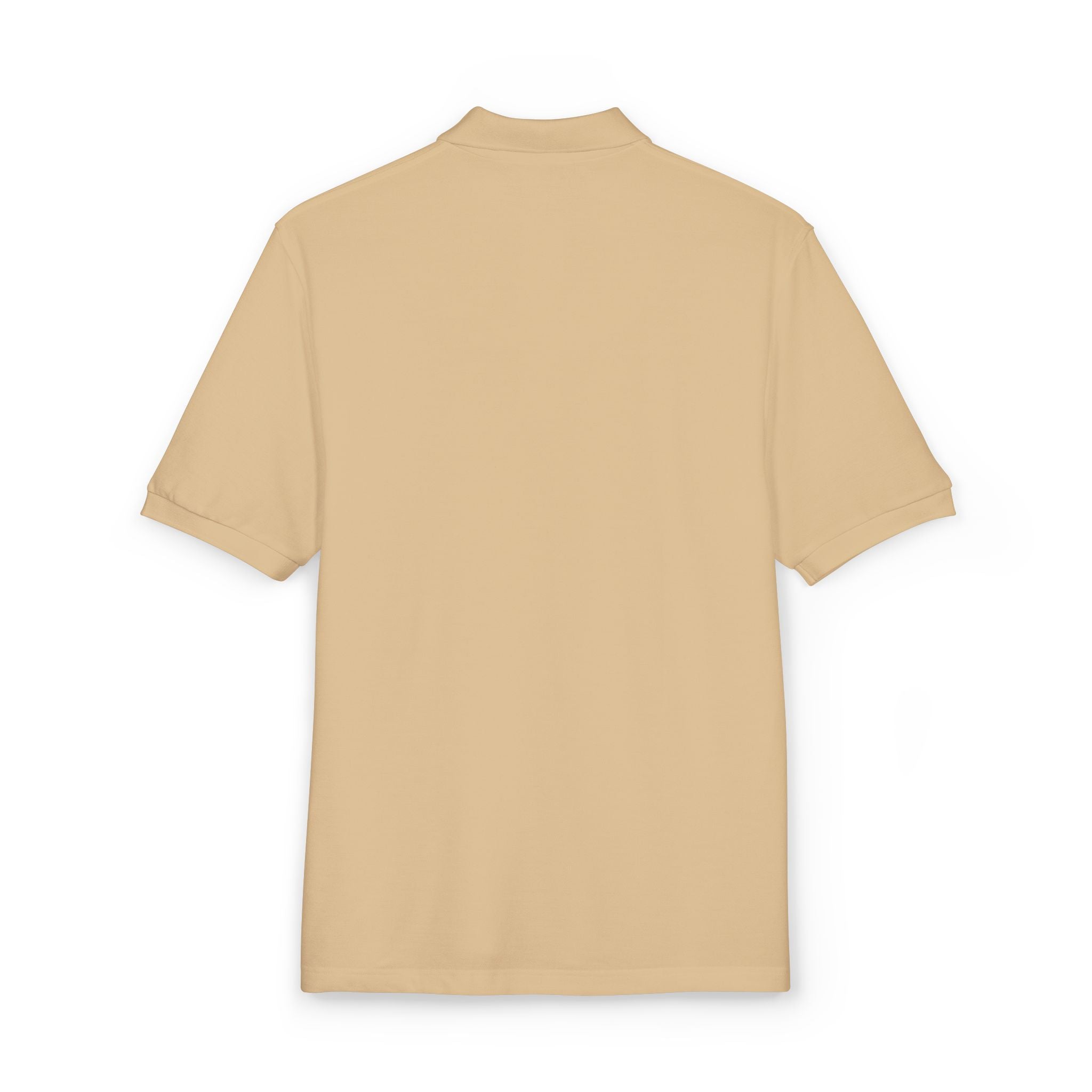 Embroidered Floral Polo Shirt — Subtle Chest Bloom Logo