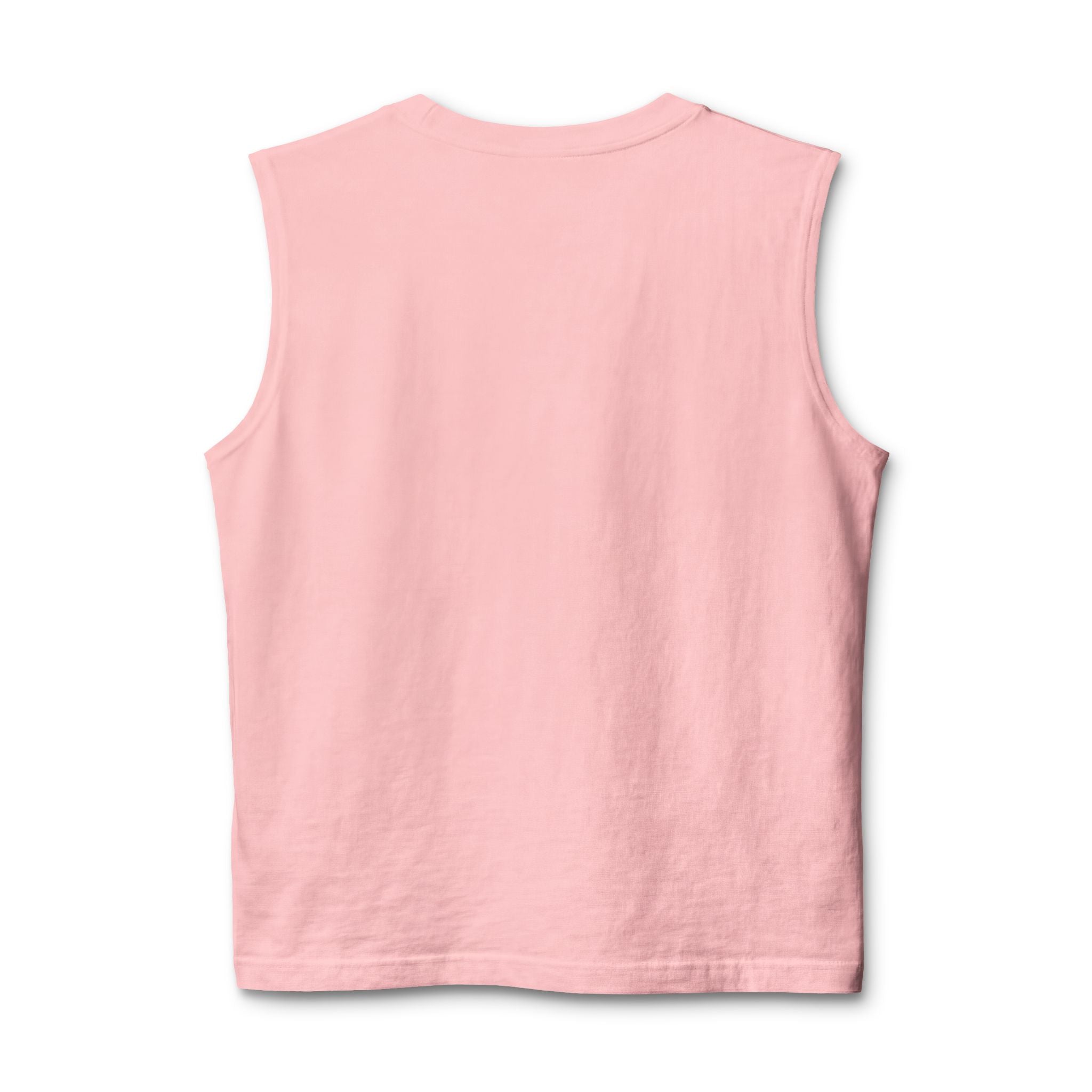 Coastal Island Muscle Tank — Minimal Beach Logo Tank Top